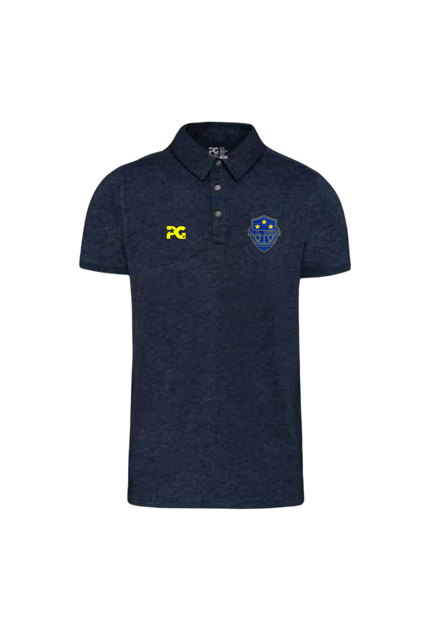 POLO TEAM STAFF AZUL OSCURO
